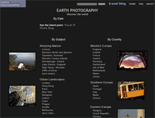 Tablet Screenshot of earth-photography.com